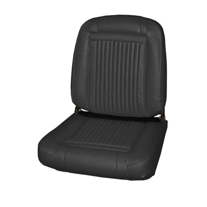 64 CHRYSLER 300/300K BUCKET LEATHER UPHOLSTERY - BLACK