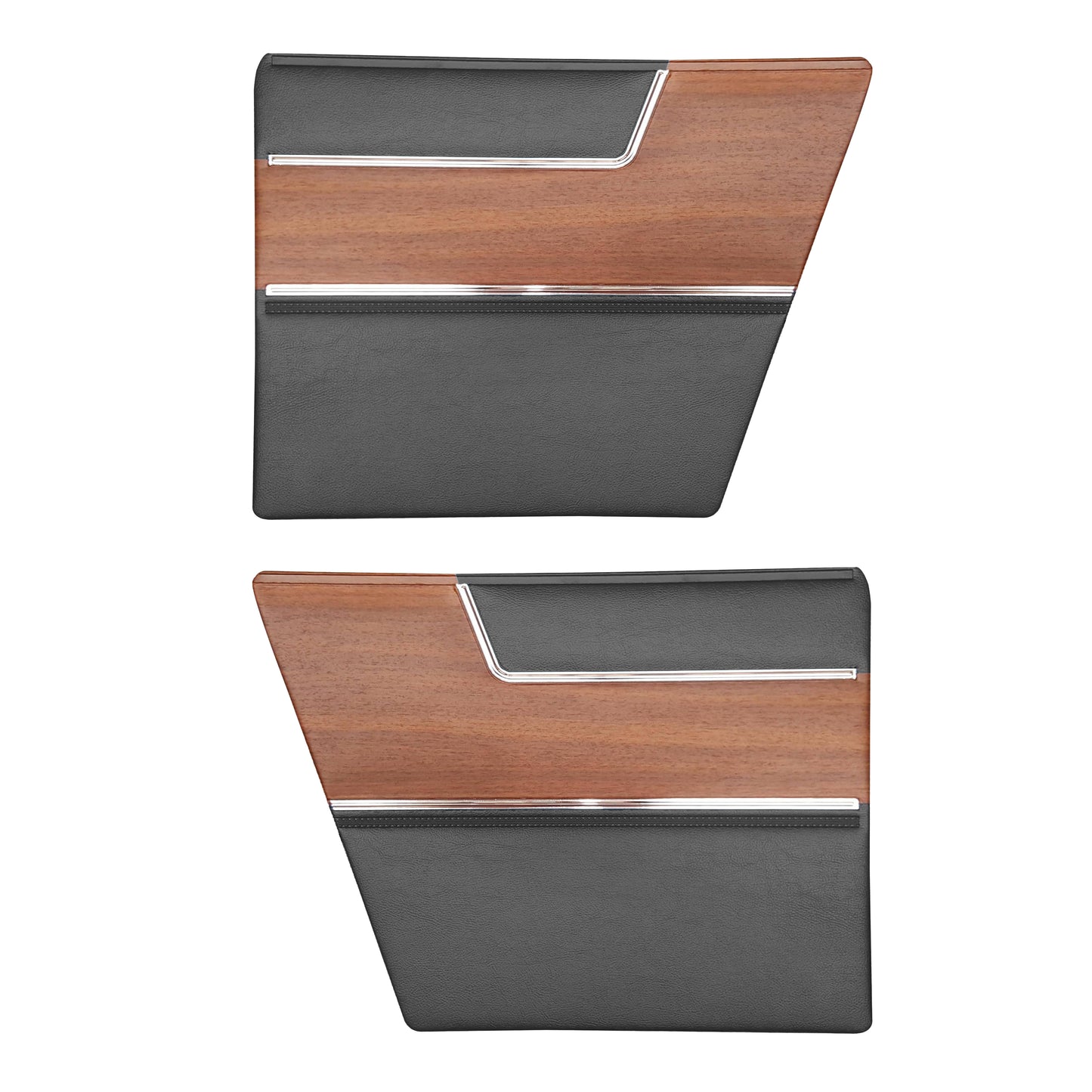 69 BARRACUDA "DELUXE" FASTBACK REAR PANELS - BLACK