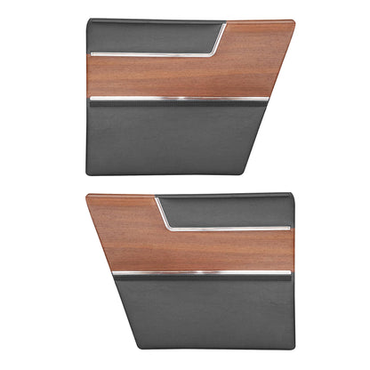 69 BARRACUDA "DELUXE" FASTBACK REAR PANELS - BLACK