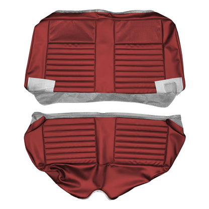 66 VALIANT SIGNET HARDTOP REAR UPHOLSTERY - RED