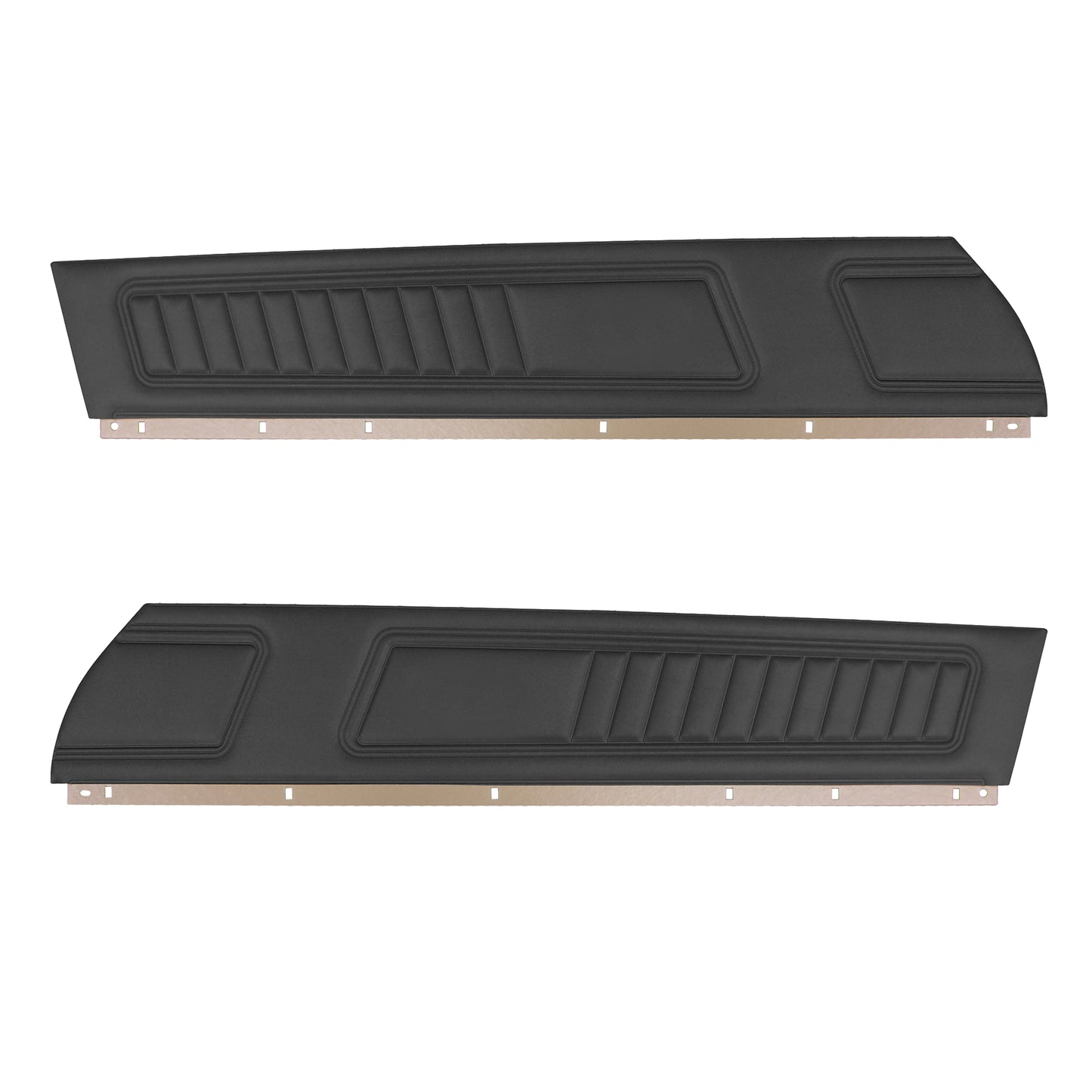 72 CAMARO "STANDARD" UPPER DOOR PANELS - BLACK