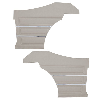 69 SKYLARK/GS "STANDARD" SPORT COUPE REAR PANELS (PRE-ASSEMBLED) - PARCHMENT