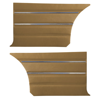 70 CHARGER HARDTOP REAR PANELS - BROWN