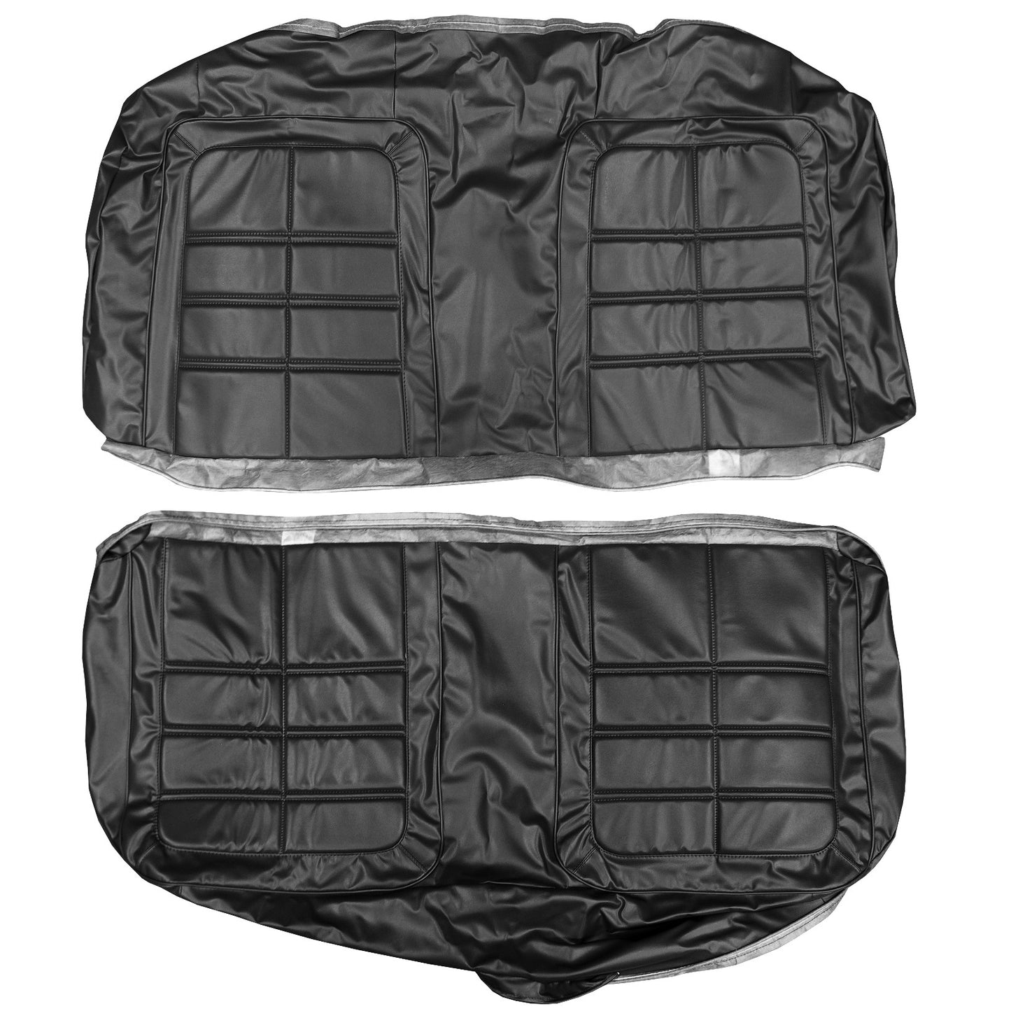66 DART GT HARDTOP REAR UPHOLSTERY - BLACK