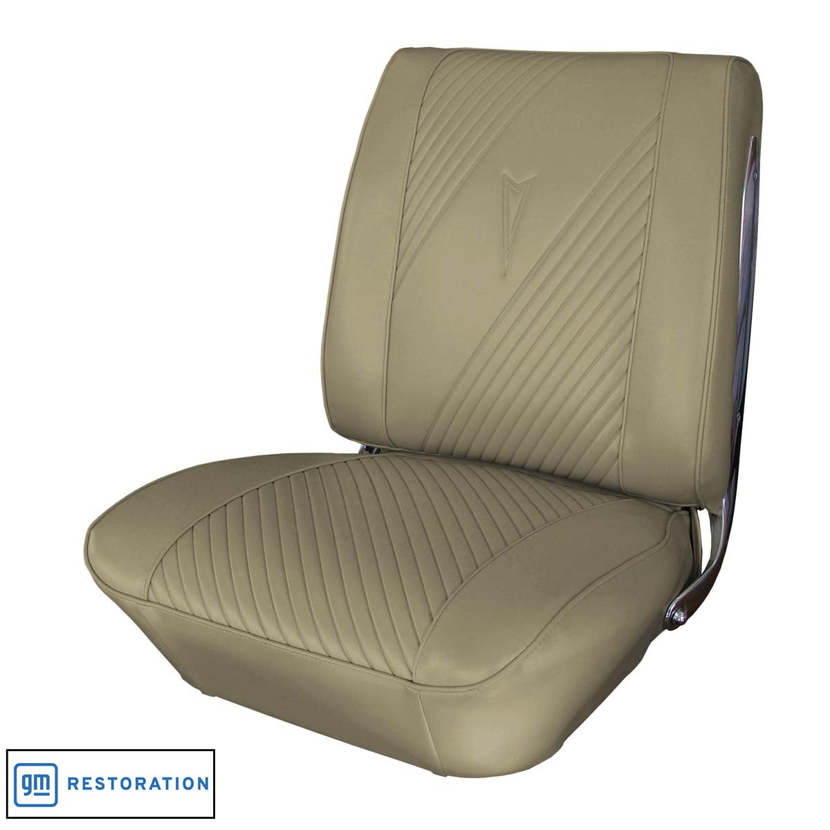 65 Gto/Lemans Bucket Seat Upholstery - Gold - Legendary Auto