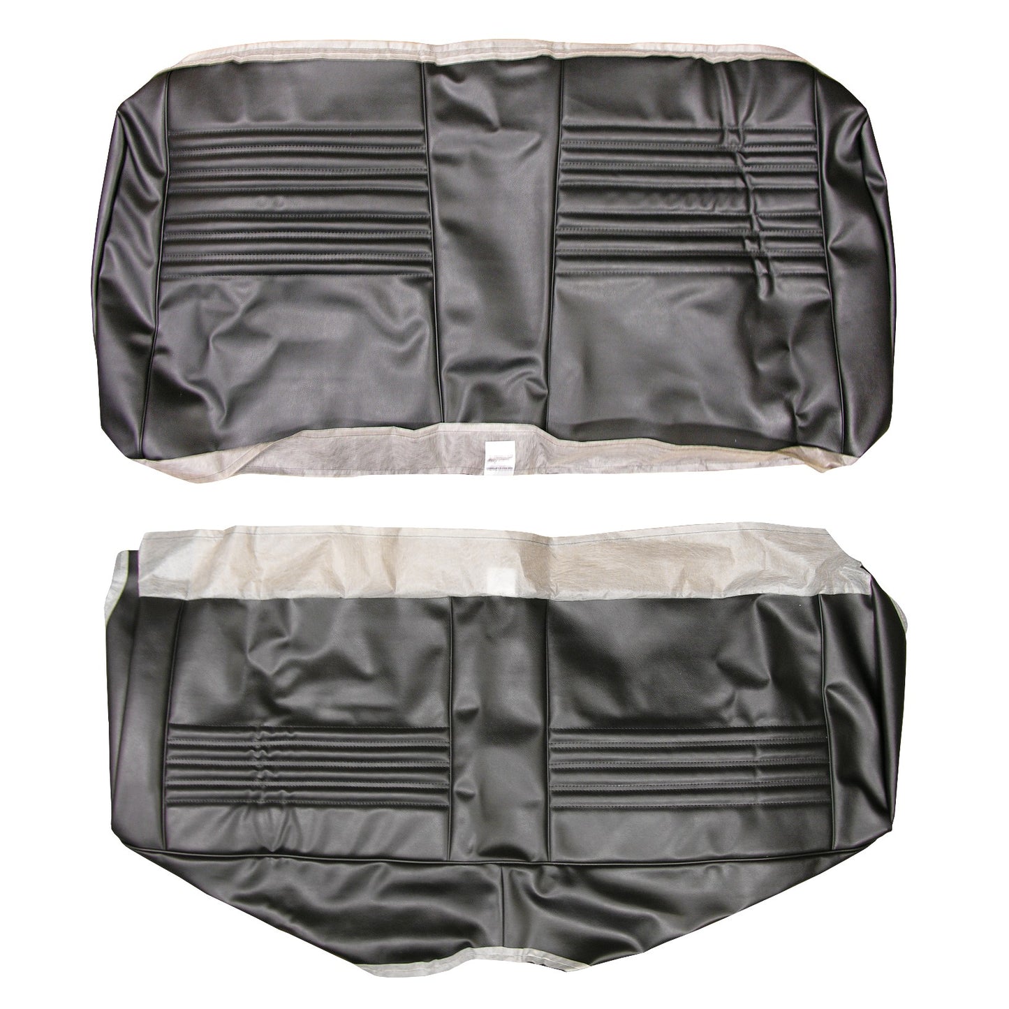 67 CHEVELLE/MALIBU HARDTOP REAR UPHOLSTERY - BLACK
