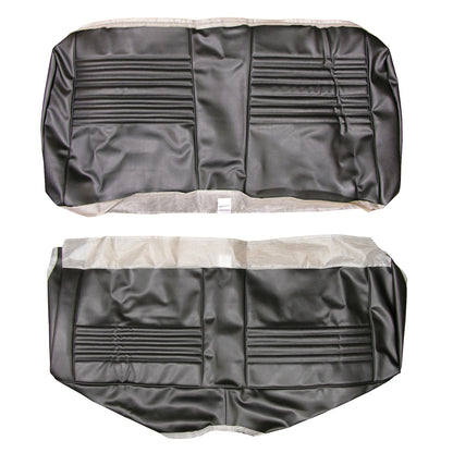 67 CHEVELLE/MALIBU HARDTOP REAR UPHOLSTERY - BLACK