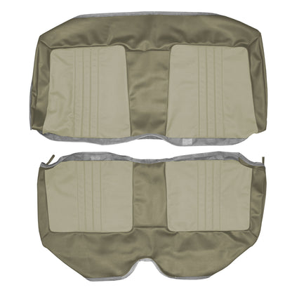 68 BELVEDERE/ROADRUNNER HTP/SDN REAR UPHOLSTERY - LIGHT FAWN/SRM OYSTER