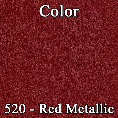 67 DART 270 SPLIT BENCH UPHOLSTERY - RED