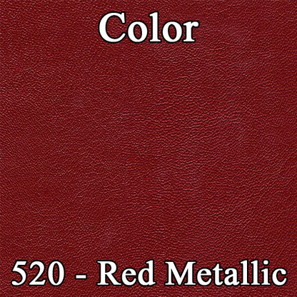 64 CHRYLER 300 HEADREST COVER MET RED