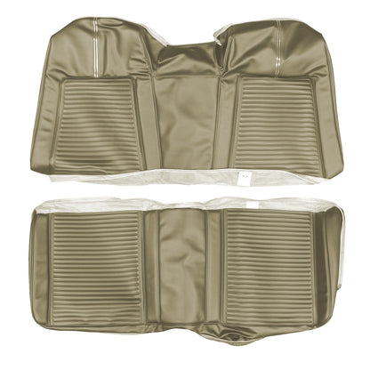 66 SPORT FURY HARDTOP REAR UPHOLSTERY - CITRON