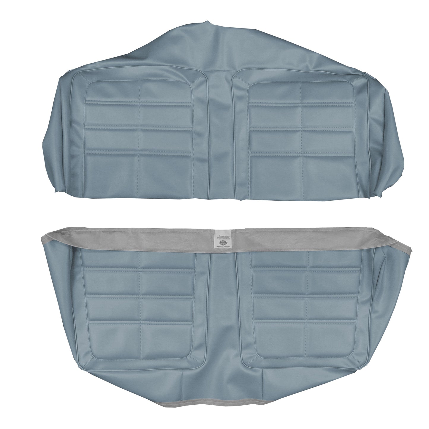 66 DART GT CONVERTIBLE REAR UPHOLSTERY - BLUE