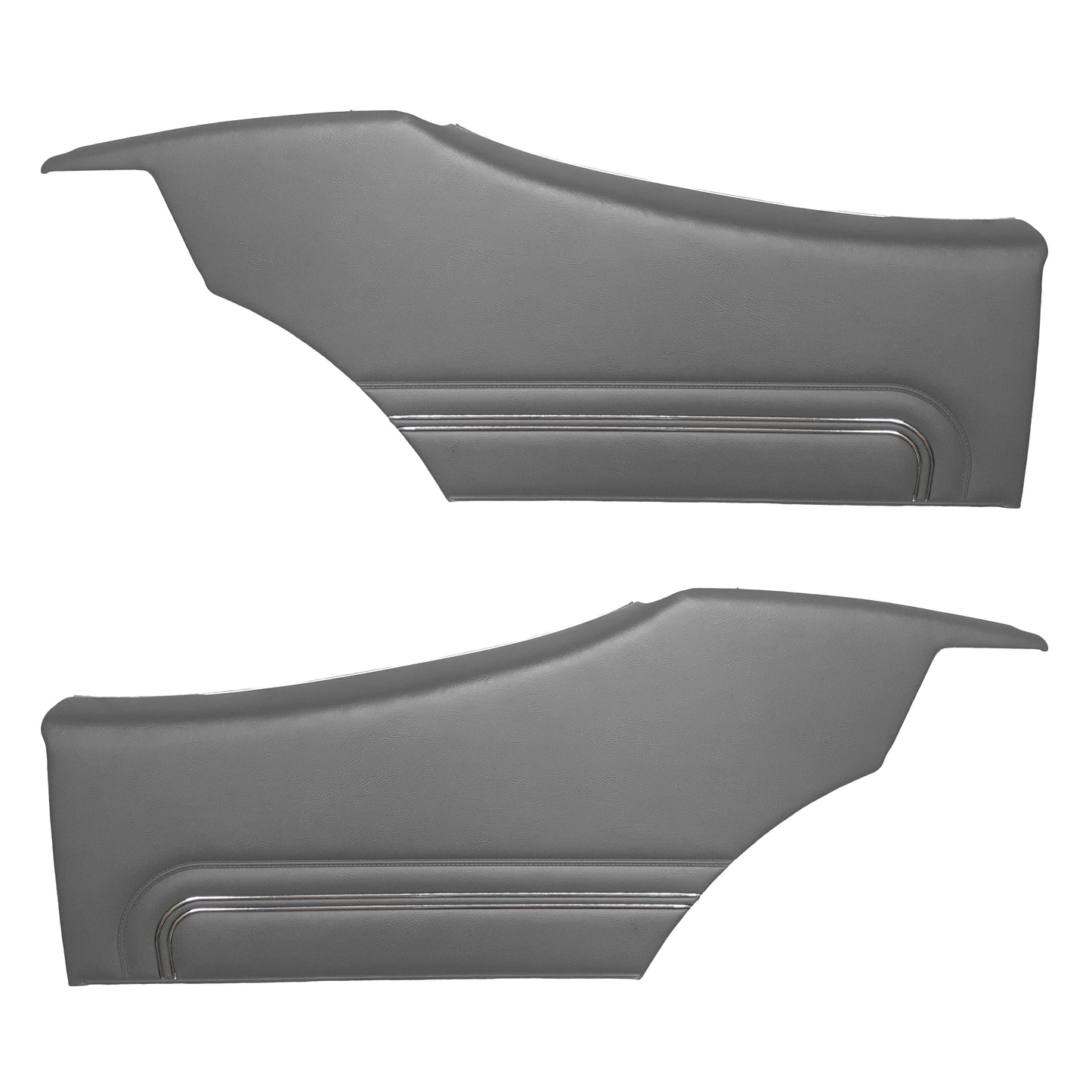 72 GTO/LEMANS SPORT HARDTOP REAR PANELS (PRE-ASSEMBLED) - PEWTER