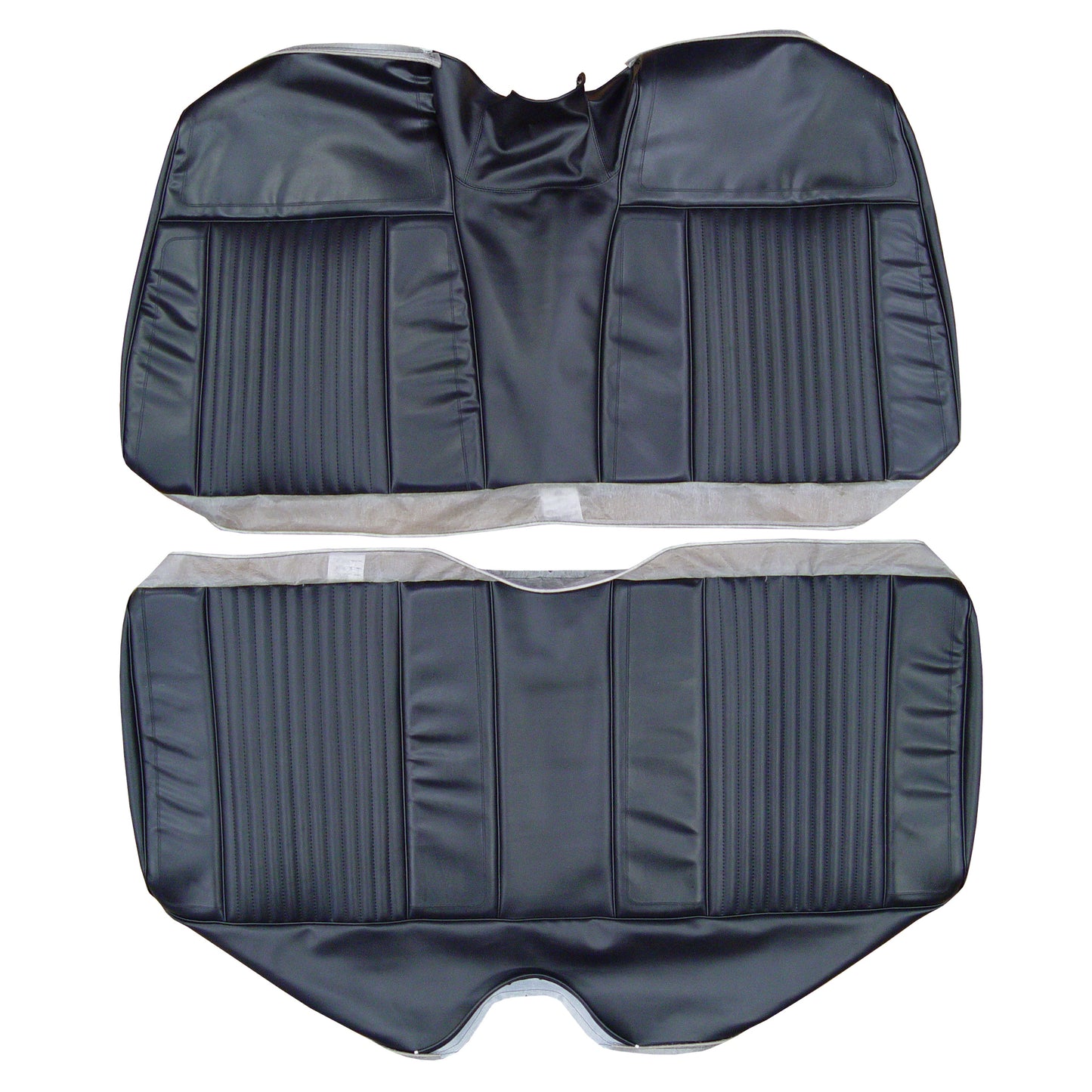 66 CHRYSLER 300 CONVERTIBLE REAR UPHOLSTERY - BLACK