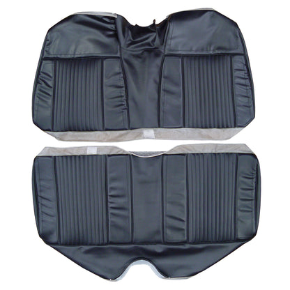 66 CHRYSLER 300 CONVERTIBLE REAR UPHOLSTERY - BLACK