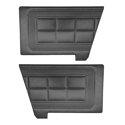 69 DART CUSTOM HARDTOP REAR PANELS - BLACK
