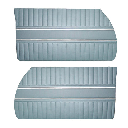 65 CORONET 440 FRONT DOOR PANELS (UNASSEMBLED) - BLUE