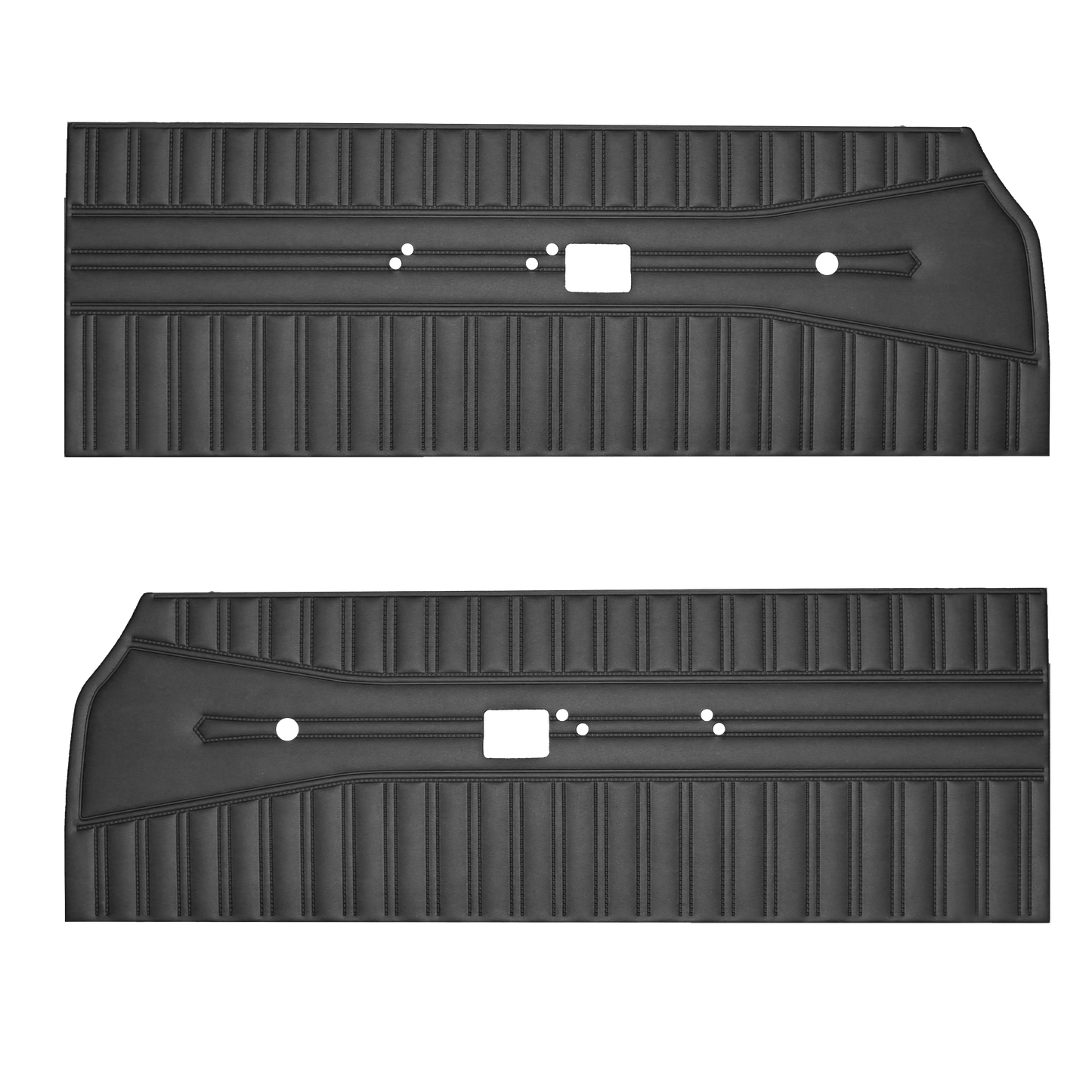 68 CORONET 440/SUPERBEE FRONT DOOR PANELS - BLACK