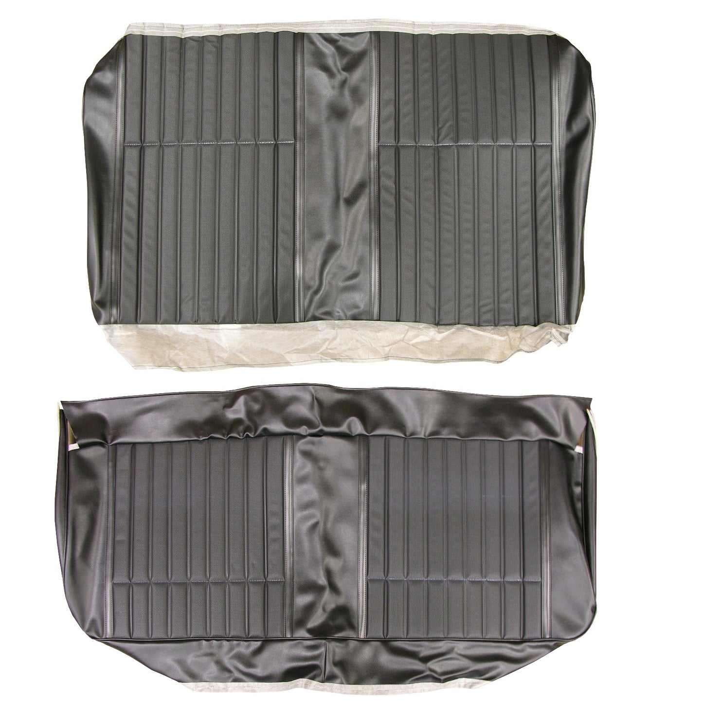 70 GTO/LEMANS SPORT HARDTOP REAR UPHOLSTERY - BLACK