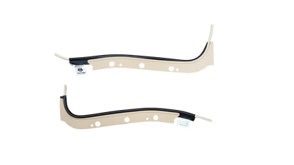 68-69 GM A-BODY COUPE DOOR JAMB WINDLACE - BLACK