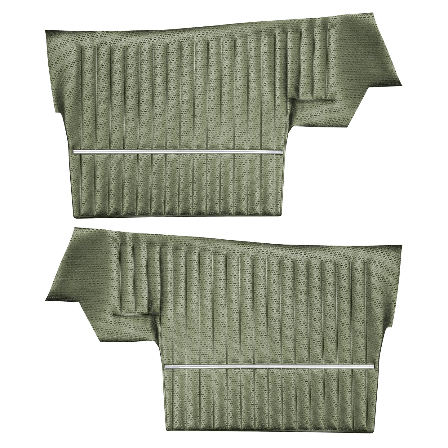 69 CUTLASS 'S'/442 CONVERTIBLE REAR PANELS (UNASSEMBLED) - GREEN