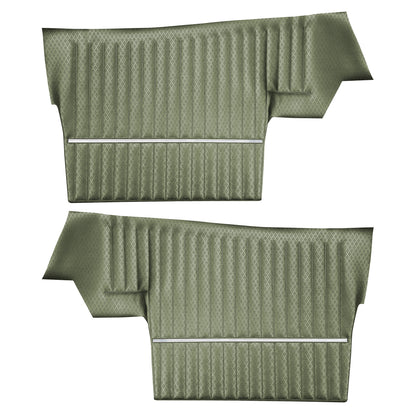 69 CUTLASS 'S'/442 CONVERTIBLE REAR PANELS (UNASSEMBLED) - GREEN