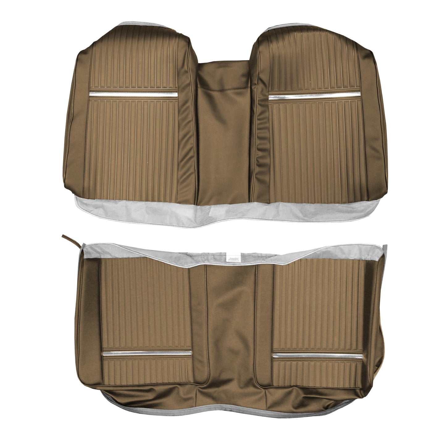 65 SPORT FURY CONVERTIBLE REAR UPHOLSTERY - GOLD