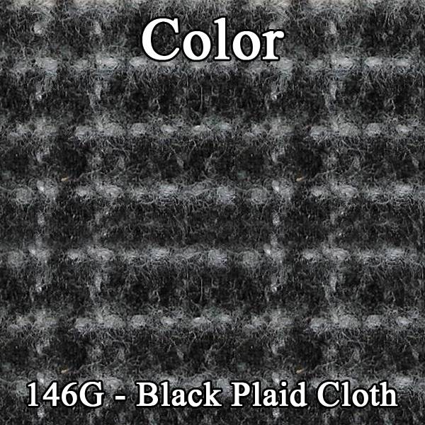 79 STD CLOTH REAR - BLACK