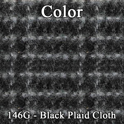 79 STD CLOTH REAR - BLACK