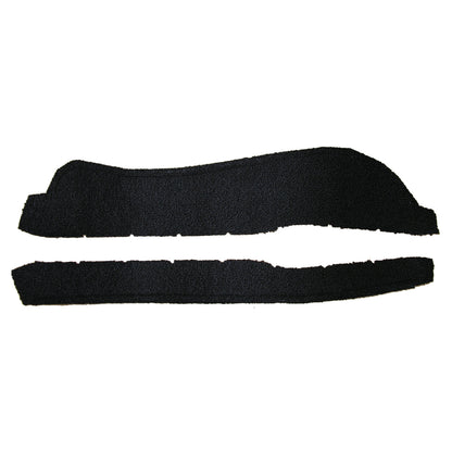 66-76 DODGE/PLYMOUTH A-BODY (AUTOMATIC) CONSOLE CARPET - BLACK (LOOP)