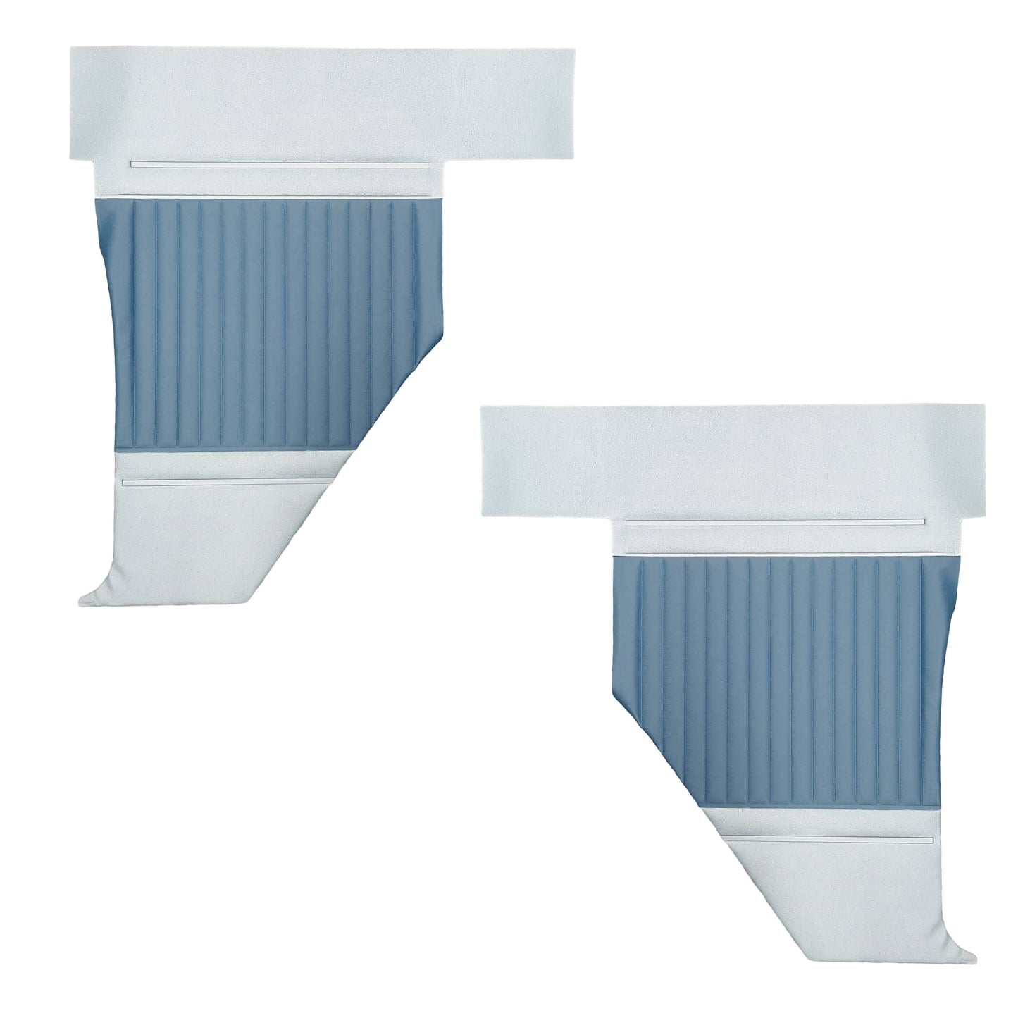 64 FURY CONVERTIBLE REAR PANELS - DARK BLUE/LIGHT BLUE