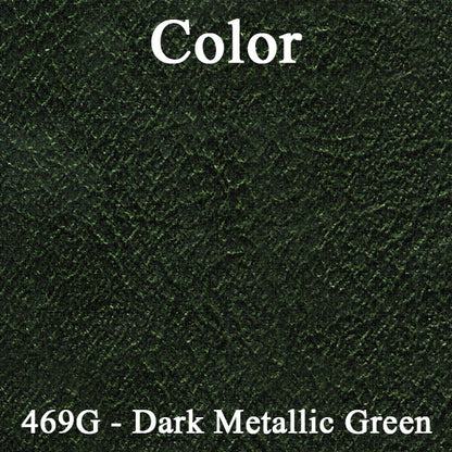 69 CAMARO "STANDARD" BUCKET SEAT UPHOLSTERY - DARK GREEN