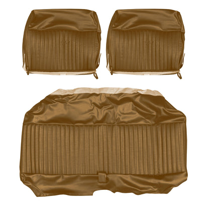 69 DART SWINGER SPLIT BENCH UPHOLSTERY - SADDLE