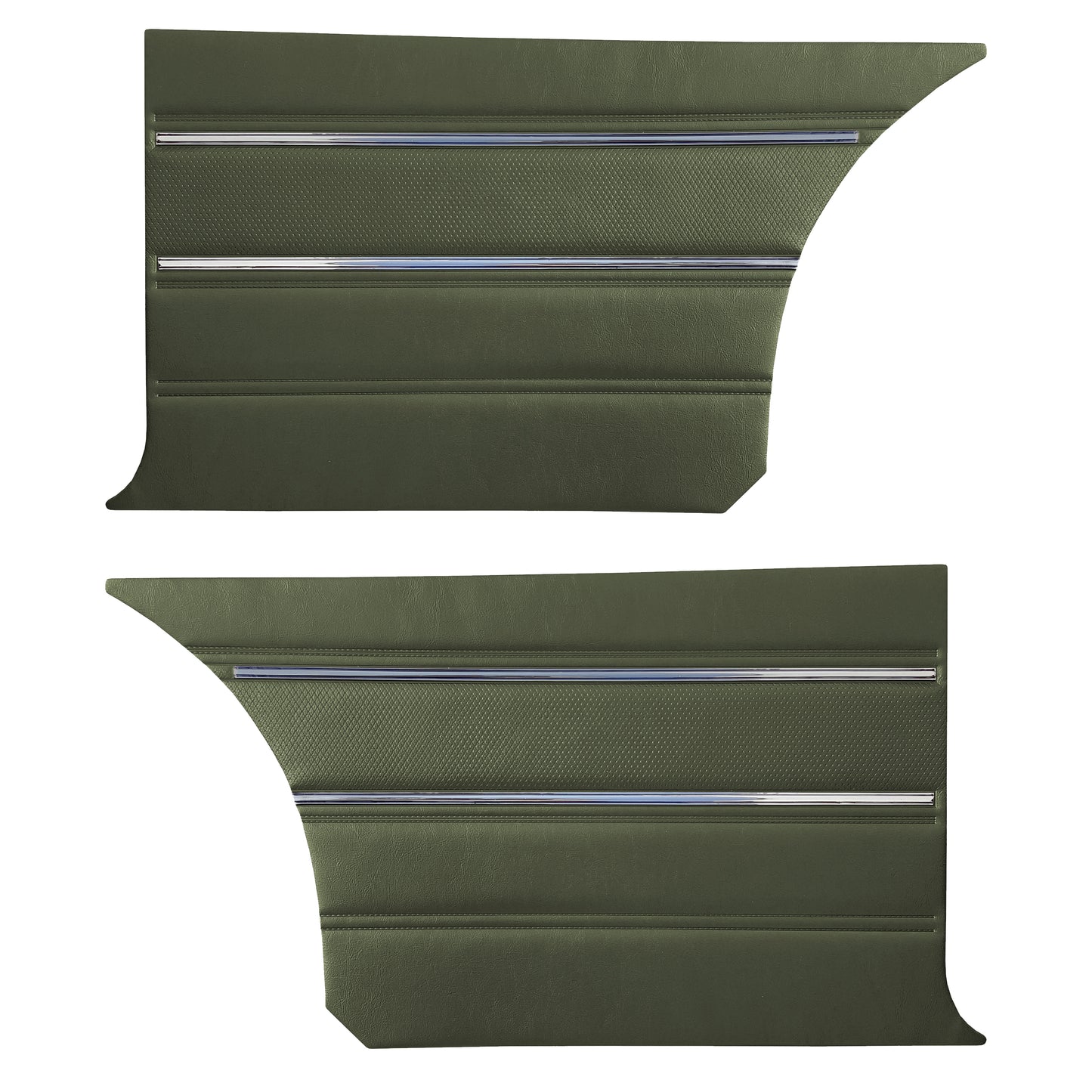 70 CHARGER HARDTOP REAR PANELS - GREEN