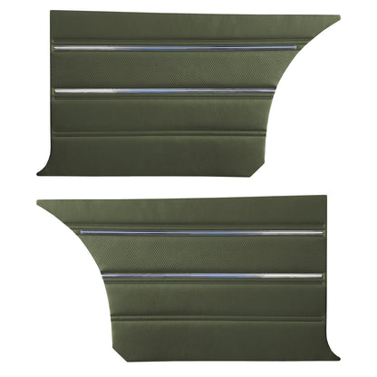 70 CHARGER HARDTOP REAR PANELS - GREEN