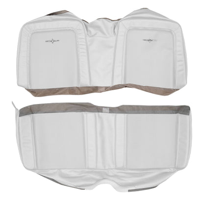 64 CHRYSLER 300/300K HARDTOP REAR UPHOLSTERY - PEARL WHITE