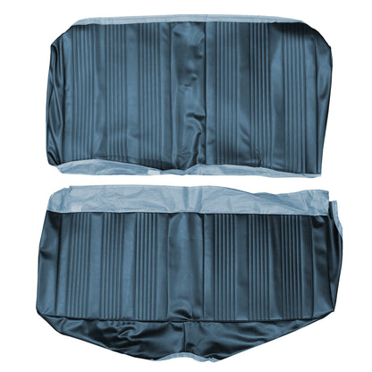 67 GTO/LEMANS HARDTOP REAR UPHOLSTERY - BLUE