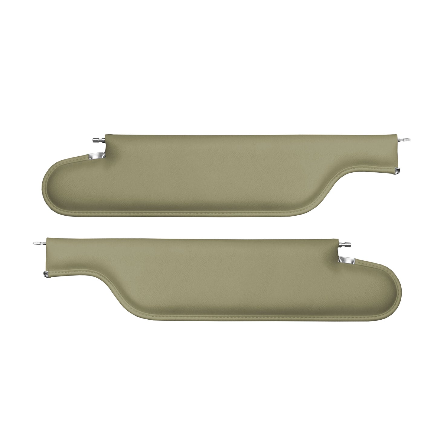 68 CHEVELLE/CUTLASS/442/GTO/LEMANS CONVERTIBLE SUNVISORS - WILLOW GOLD