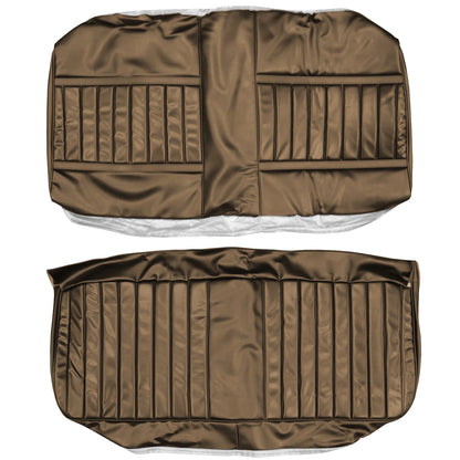 71 SKYLARK/GS "DELUXE" SPORT COUPE REAR UPHOLSTERY - SADDLE
