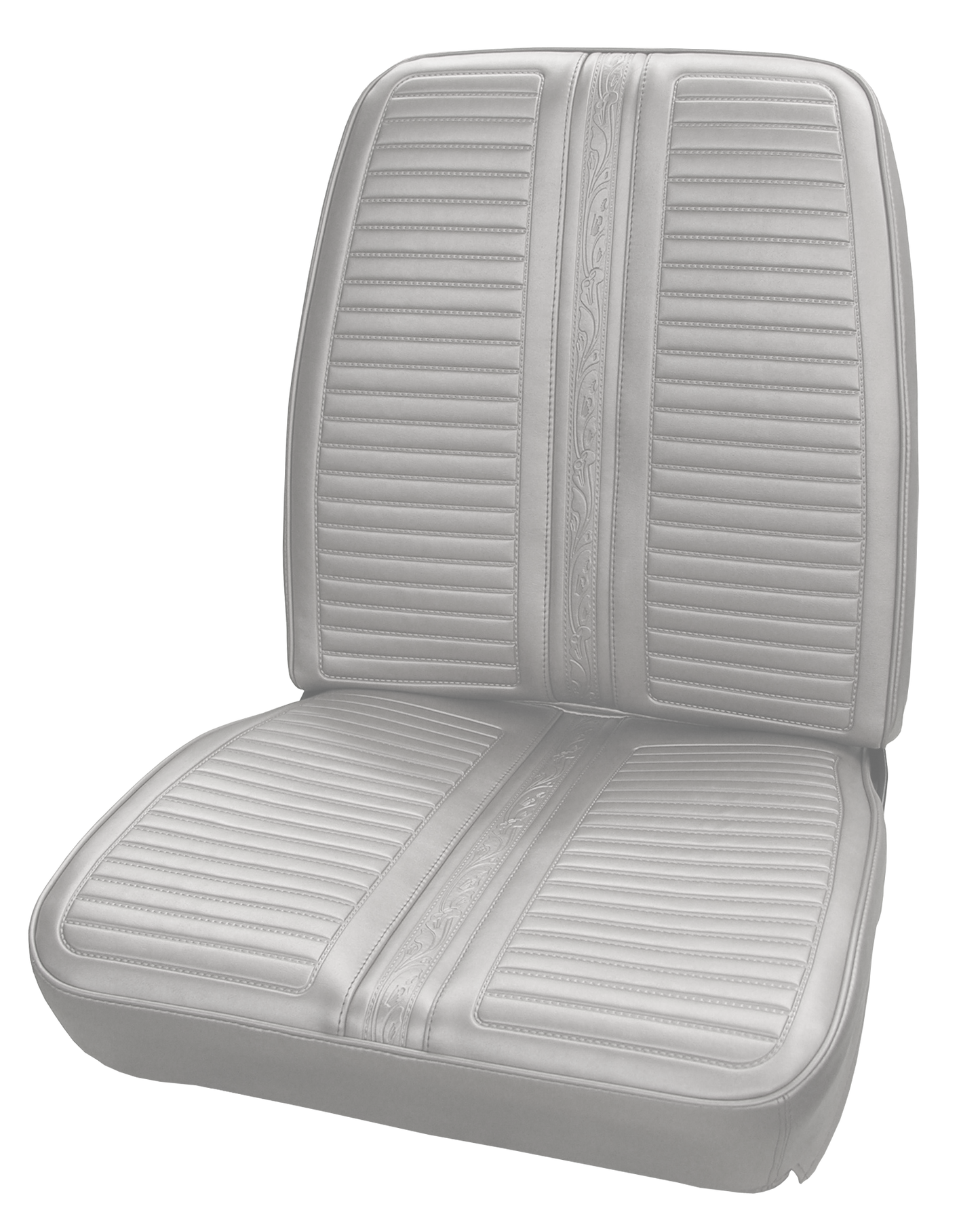 67 SATELLITE/GTX BUCKET SEAT UPHOLSTERY - PEARL WHITE