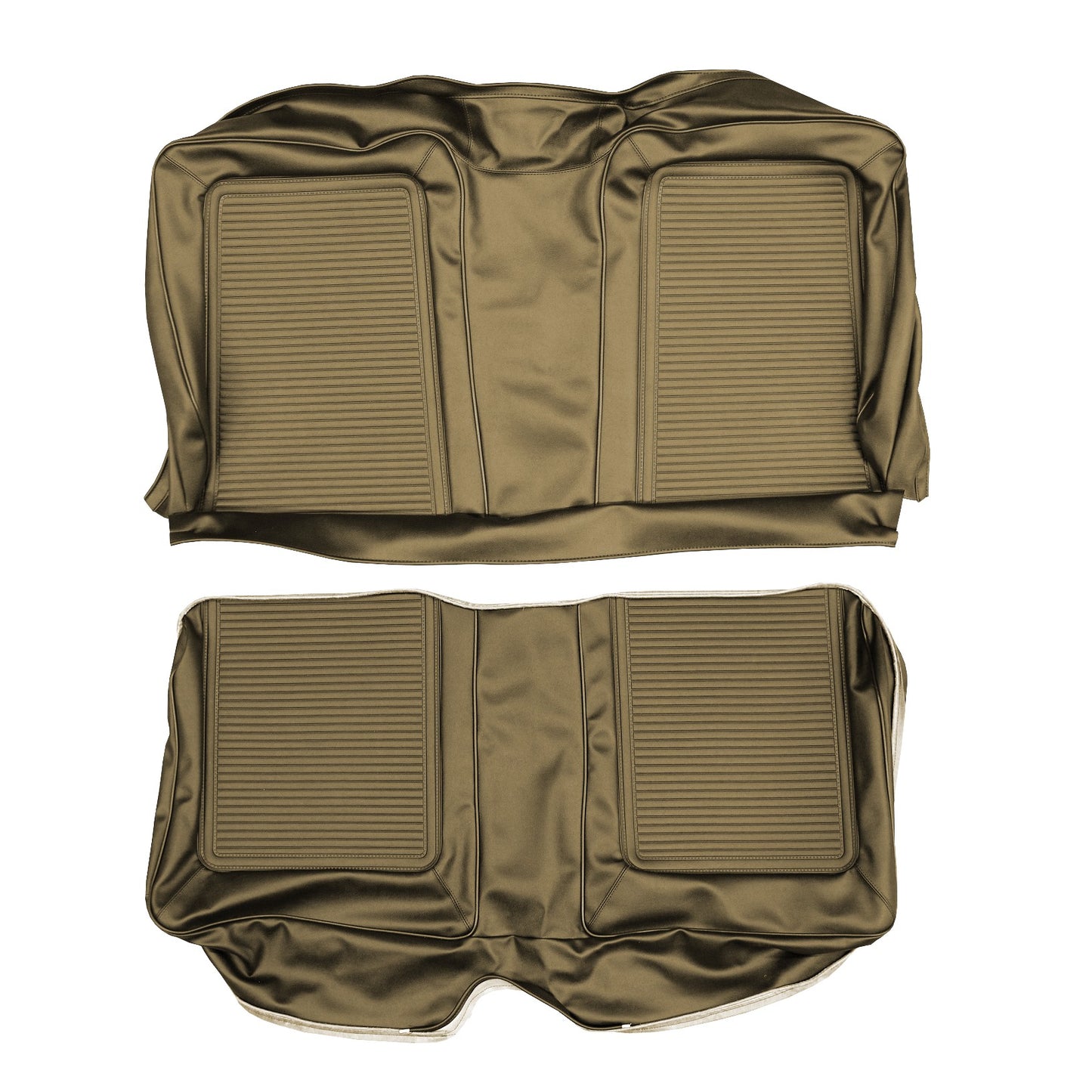 64-65 BARRACUDA FASTBACK REAR UPHOLSTERY - GOLD