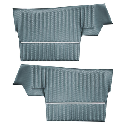 68 CUTLASS 'S'/442 CONVERTIBLE REAR PANELS (UNASSEMBLED) - LIGHT BLUE