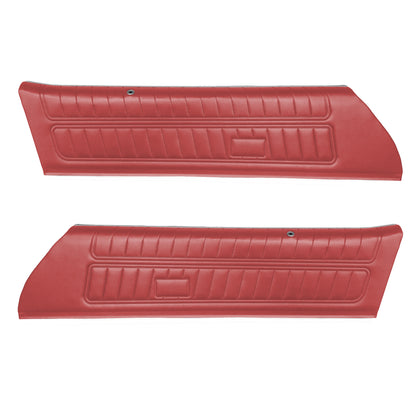 76 CAMARO "STANDARD" UPPER DOOR PANELS (PRE-ASSEMBLED) - FIRETHORN