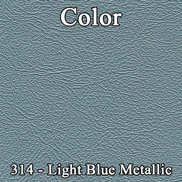 65 CORONET 500 CONV REAR BENCH UPH - MET BLUE W/NAVY BLUE
