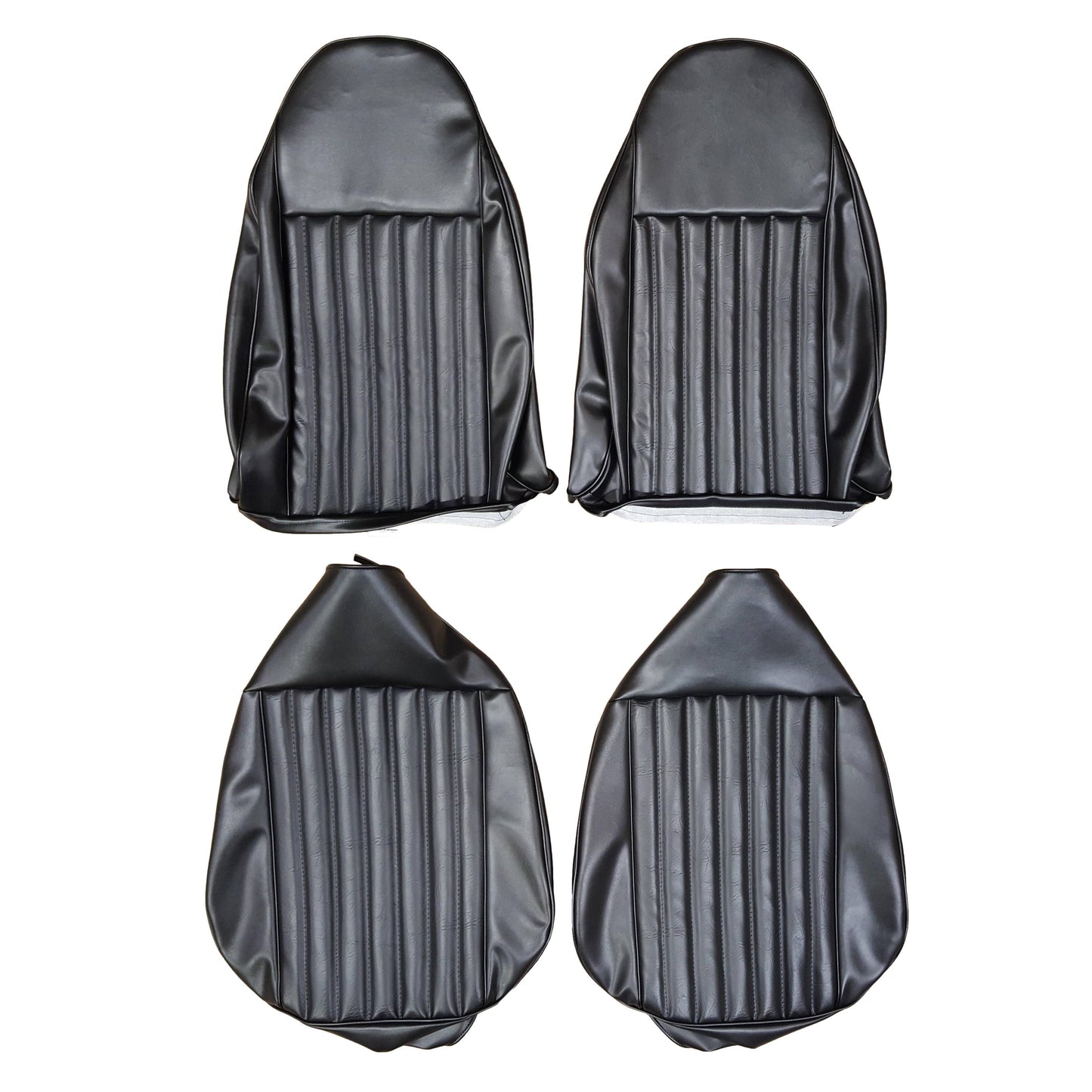 75-76 DART/DART SPORT/SCAMP/DUSTER BUCKET SEAT UPHOLSTERY - BLACK