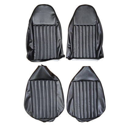75-76 DART/DART SPORT/SCAMP/DUSTER BUCKET SEAT UPHOLSTERY - BLACK