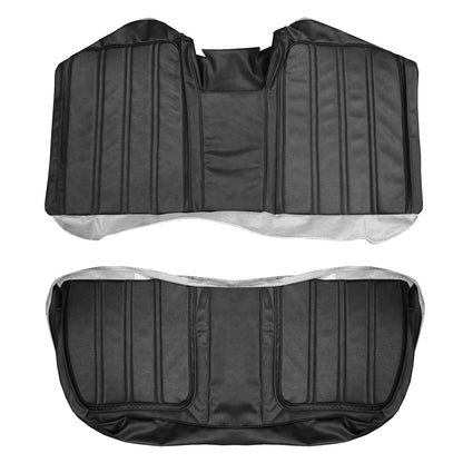 69 FURY III CONVERTIBLE REAR UPHOLSTERY - BLACK