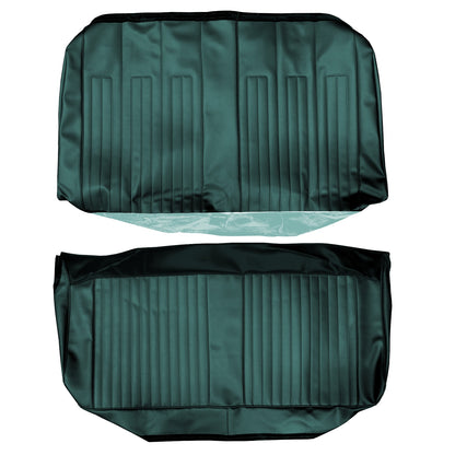 68 GTO/LEMANS CONVERTIBLE REAR UPHOLSTERY - TURQUOISE