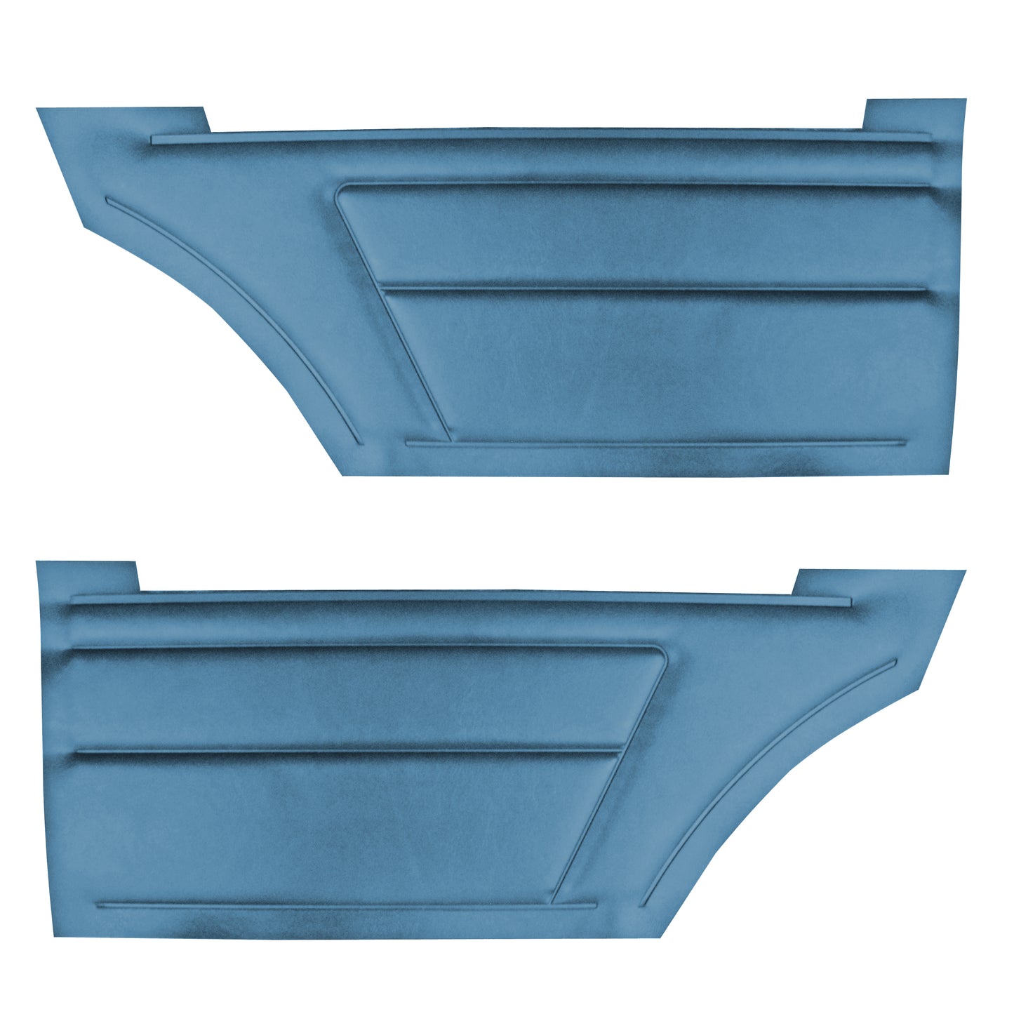 67 FIREBIRD "DELUXE" HARDTOP REAR PANELS - BRIGHT BLUE