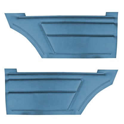 67 FIREBIRD "DELUXE" HARDTOP REAR PANELS - BRIGHT BLUE